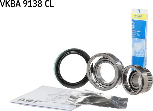 SKF VKBA 9138 CL - Комплект подшипника ступицы колеса unicars.by