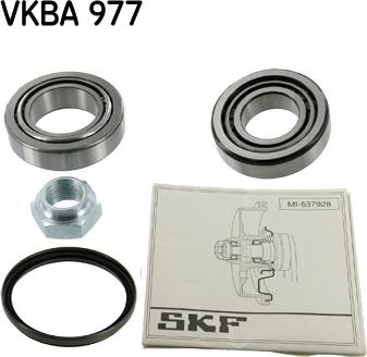 SKF VKBA 977 - Комплект подшипника ступицы колеса unicars.by