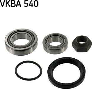 SKF VKBA 540 - Комплект подшипника ступицы колеса unicars.by