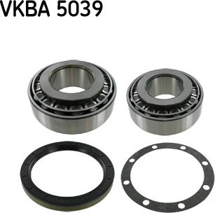 SKF VKBA 5039 - Комплект подшипника ступицы колеса unicars.by