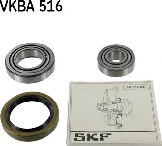 SKF VKBA 516 - Комплект подшипника ступицы колеса unicars.by