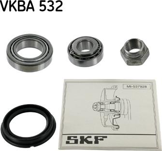 SKF VKBA 532 - Комплект подшипника ступицы колеса unicars.by