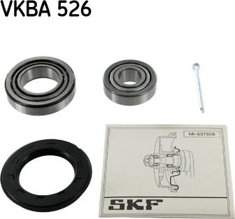 SKF VKBA 526 - Комплект подшипника ступицы колеса unicars.by