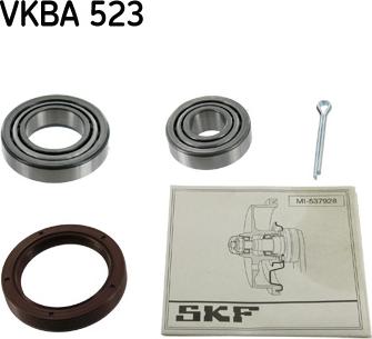 SKF VKBA 523 - Комплект подшипника ступицы колеса unicars.by