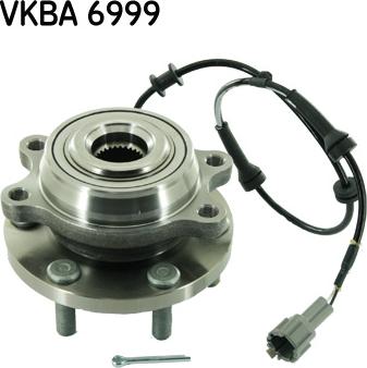 SKF VKBA 6999 - Комплект подшипника ступицы колеса unicars.by