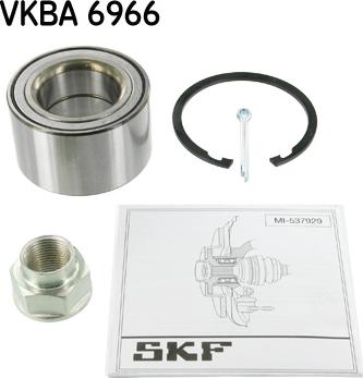 SKF VKBA 6966 - Комплект подшипника ступицы колеса unicars.by