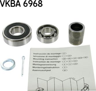 SKF VKBA 6968 - Комплект подшипника ступицы колеса unicars.by