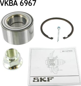 SKF VKBA 6967 - Комплект подшипника ступицы колеса unicars.by