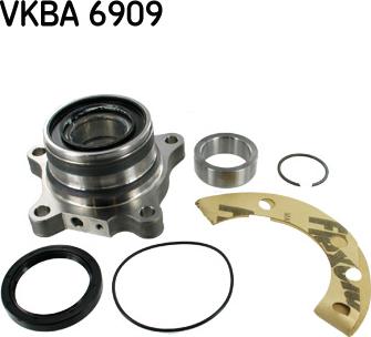 SKF VKBA 6909 - Комплект подшипника ступицы колеса unicars.by