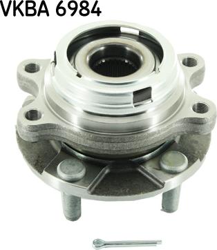 SKF VKBA 6984 - Комплект подшипника ступицы колеса unicars.by