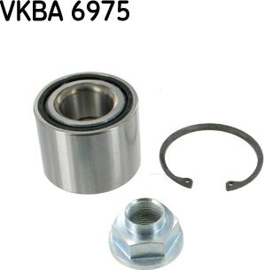 SKF VKBA 6975 - Комплект подшипника ступицы колеса unicars.by