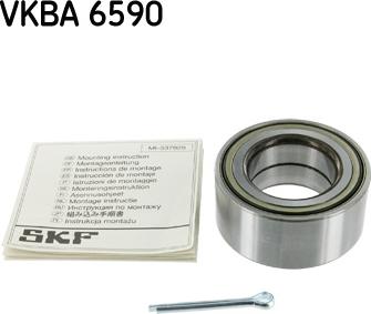 SKF VKBA 6590 - Комплект подшипника ступицы колеса unicars.by