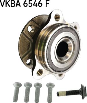 SKF VKBA 6546 F - Комплект подшипника ступицы колеса unicars.by