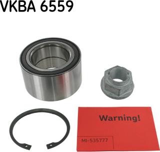 SKF VKBA 6559 - Комплект подшипника ступицы колеса unicars.by