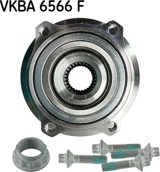 SKF VKBA 6566 F - Комплект подшипника ступицы колеса unicars.by