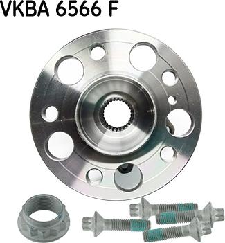 SKF VKBA 6566 F - Комплект подшипника ступицы колеса unicars.by