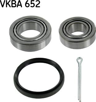 SKF VKBA 652 - Комплект подшипника ступицы колеса unicars.by