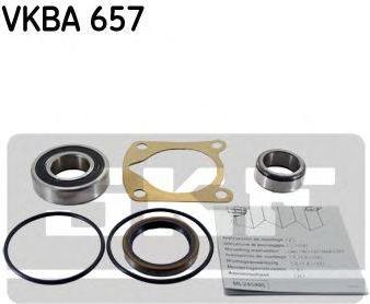 SKF VKBA 657 - Комплект подшипника ступицы колеса unicars.by