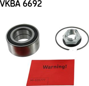 SKF VKBA 6692 - Комплект подшипника ступицы колеса unicars.by