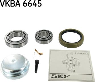 SKF VKBA 6645 - Комплект подшипника ступицы колеса unicars.by