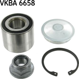 SKF VKBA 6658 - Комплект подшипника ступицы колеса unicars.by