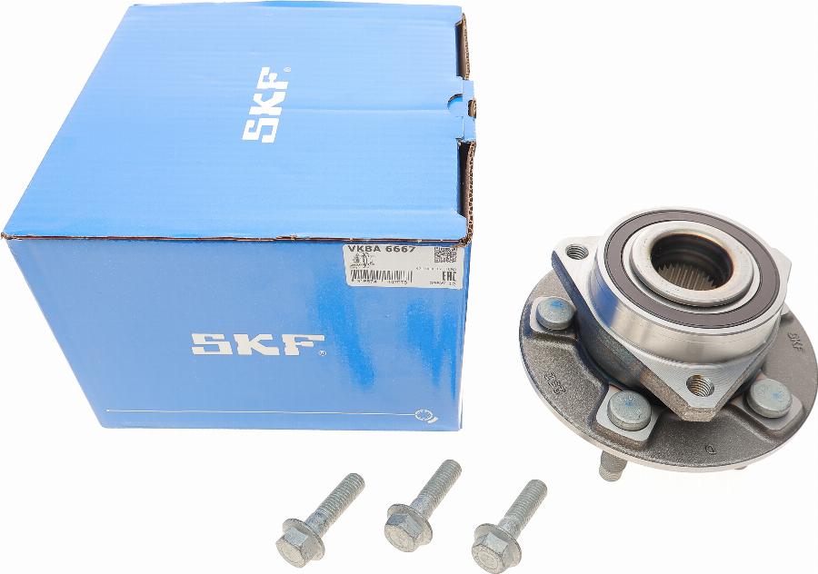 SKF VKBA 6667 - Комплект подшипника ступицы колеса unicars.by