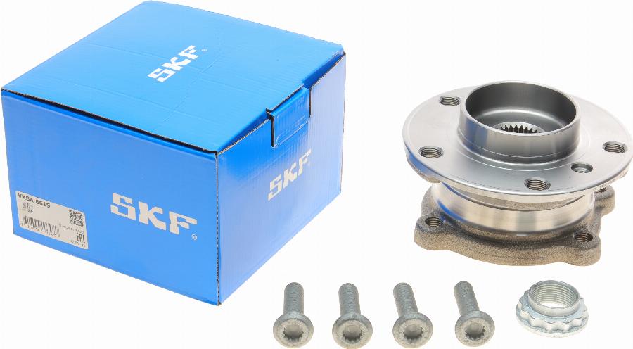 SKF VKBA 6619 - Комплект подшипника ступицы колеса unicars.by