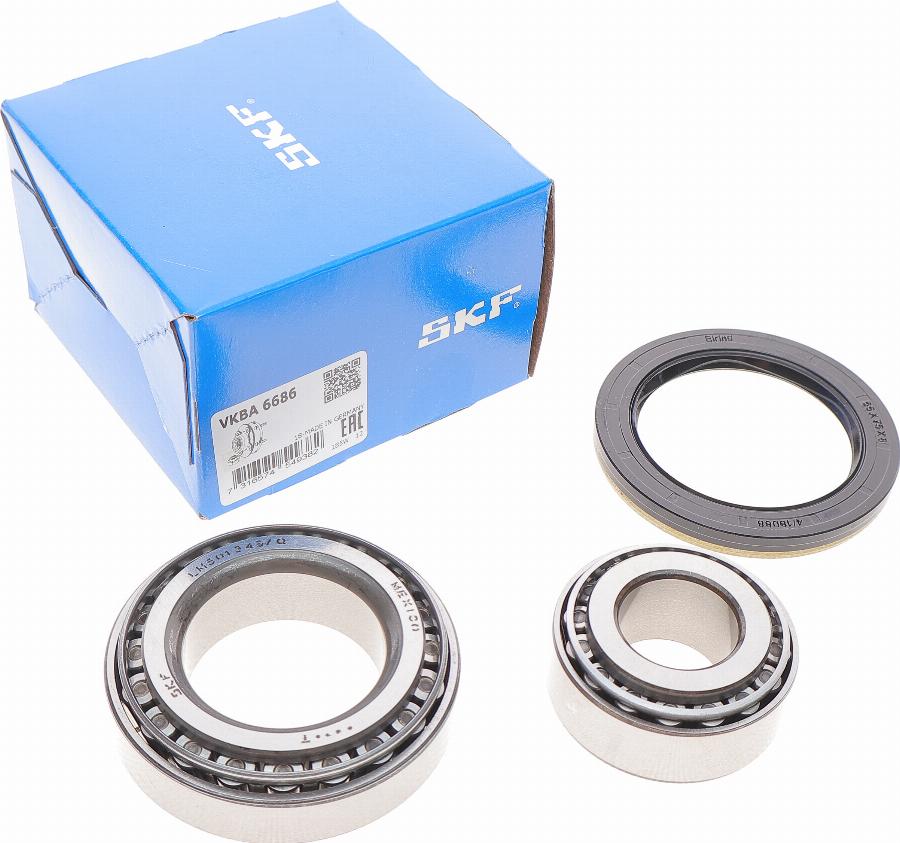 SKF VKBA 6686 - Комплект подшипника ступицы колеса unicars.by