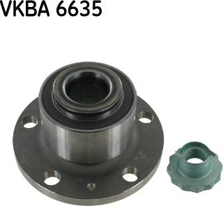 SKF VKBA 6635 - Комплект подшипника ступицы колеса unicars.by