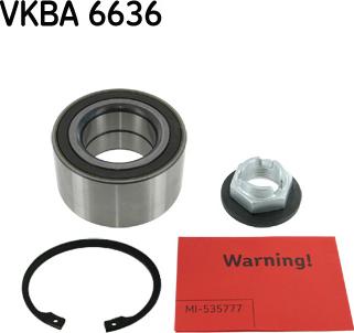 SKF VKBA 6636 - Комплект подшипника ступицы колеса unicars.by