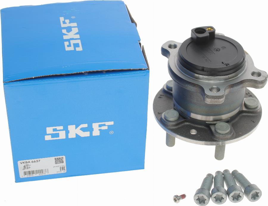 SKF VKBA 6637 - Комплект подшипника ступицы колеса unicars.by