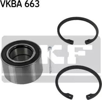 SKF VKBA 663 - Комплект подшипника ступицы колеса unicars.by