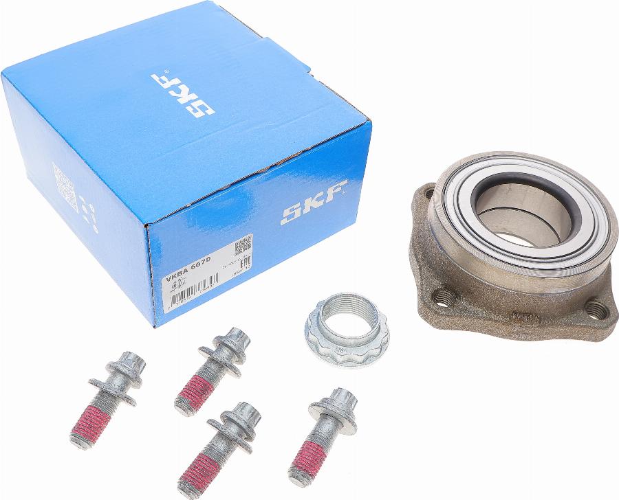 SKF VKBA 6670 - Комплект подшипника ступицы колеса unicars.by