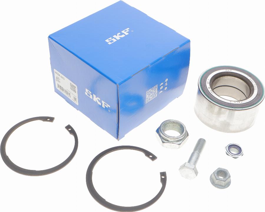 SKF VKBA 613 - Комплект подшипника ступицы колеса unicars.by