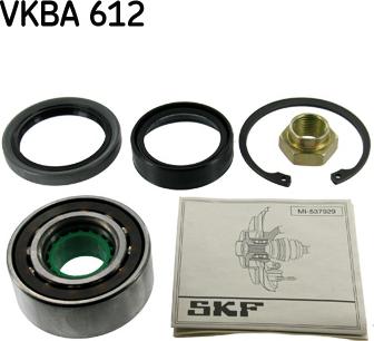 SKF VKBA 612 - Комплект подшипника ступицы колеса unicars.by