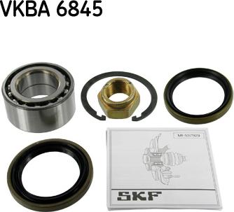 SKF VKBA 6845 - Комплект подшипника ступицы колеса unicars.by