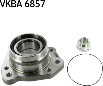 SKF VKBA 6857 - Комплект подшипника ступицы колеса unicars.by