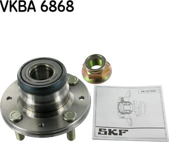 SKF VKBA 6868 - Комплект подшипника ступицы колеса unicars.by