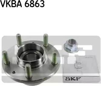 SKF VKBA 6863 - Ступица колеса, поворотный кулак unicars.by