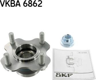 SKF VKBA 6862 - Комплект подшипника ступицы колеса unicars.by