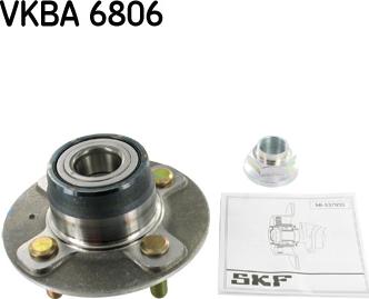 SKF VKBA 6806 - Ступица колеса, поворотный кулак unicars.by