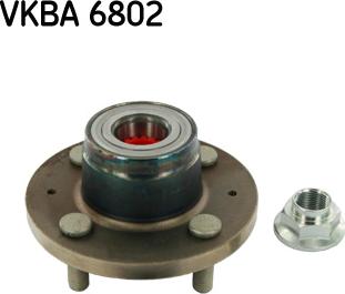 SKF VKBA 6802 - Комплект подшипника ступицы колеса unicars.by