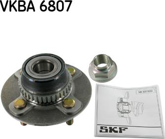 SKF VKBA 6807 - Ступица колеса, поворотный кулак unicars.by