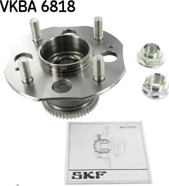 SKF VKBA 6818 - Комплект подшипника ступицы колеса unicars.by