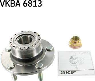 SKF VKBA 6813 - Комплект подшипника ступицы колеса unicars.by