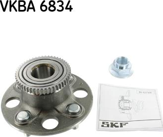 SKF VKBA 6834 - Комплект подшипника ступицы колеса unicars.by