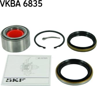 SKF VKBA 6835 - Комплект подшипника ступицы колеса unicars.by