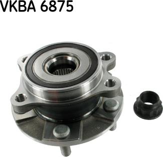 SKF VKBA 6875 - Комплект подшипника ступицы колеса unicars.by