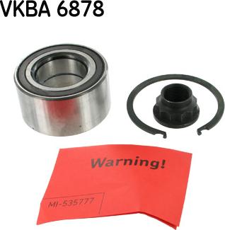 SKF VKBA 6878 - Комплект подшипника ступицы колеса unicars.by