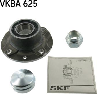 SKF VKBA 625 - Комплект подшипника ступицы колеса unicars.by